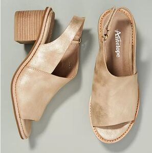 Antelope gold sling back 38